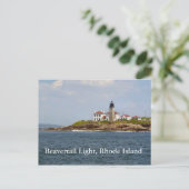 Beavertail Light, Rhode Island Postcard Postkarte (Stehend Vorderseite)