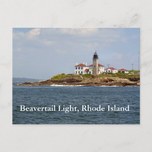 Beavertail Light, Rhode Island Postcard Postkarte (Vorderseite)