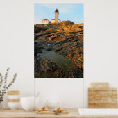 Beavertail Lighthouse Jamestown Rhode Island Poster (Küche)