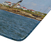 Beavertail Lighthouse Rhode Island Cutting Board Schneidebrett (Ecke)