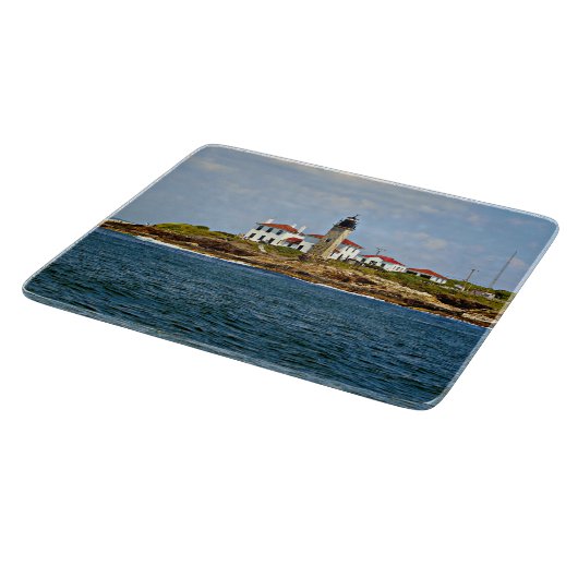 Beavertail Lighthouse Rhode Island Cutting Board Schneidebrett (Ecke)