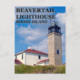 Beavertail Lighthouse, Rhode Island Postcard Postkarte