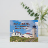 Beavertail Lighthouse, Rhode Island Postcard Postkarte (Stehend Vorderseite)