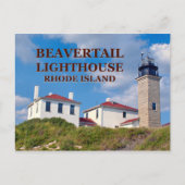 Beavertail Lighthouse, Rhode Island Postcard Postkarte (Vorderseite)
