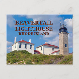 Beavertail Lighthouse, Rhode Island Postcard Postkarte