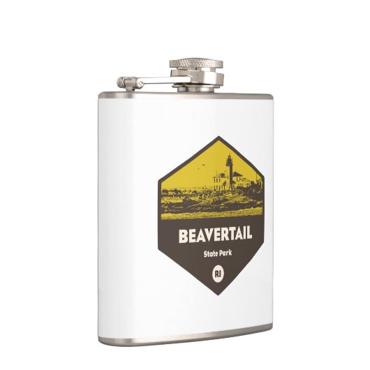 Beavertail Staat Park Rhode Island Flachmann (Rechts)