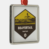 Beavertail Staat Park Rhode Island Ornament Aus Metall (Rechts)