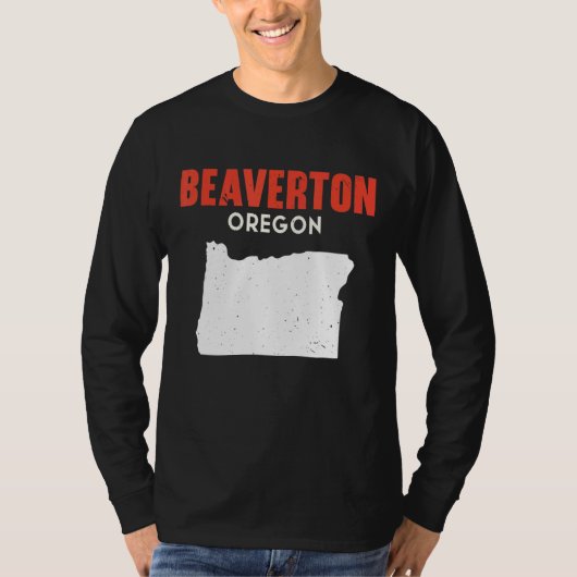 Beaverton Oregon State America Travel Oregonia T-Shirt (Vorderseite)