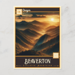 Beaverton, Oregon | VINTAG Postkarte