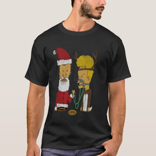 Beavis und Hintern Head Weihnachtskostüme T-Shirt (Vorderseite)