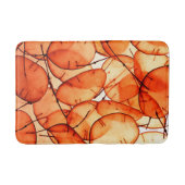 Beaytiful Orange Leaf Bath Mat Badematte (Vorderseite)