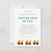 Bebauungskarte Dankeskarte (Vorderseite)