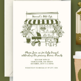 Bebe Cafe | baby is brewing | Home Cafe BAB im The Einladung