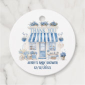 Bebe Cafe Bonjour Bebe Parisian theme Baby Show Geschenkanhänger (Vorderseite)