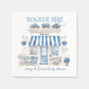 Bebe Cafe Bonjour Bebe Parisian theme Baby Show Serviette