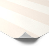 Bebe Cafe Gender neutral Bow Baby Shower Welcome Poster (Ecke)