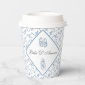 Bébé d’Amour French Chinoiserie-Baby Showups Pappbecher (Rückseite)