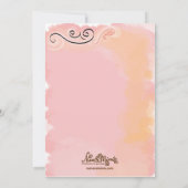 Bebe - Französisch inspirierte Babydusche Einladun Einladung (Rückseite)