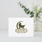 Bébé-Geschenke Postkarte (Stehend Vorderseite)