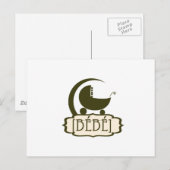 Bébé-Geschenke Postkarte (Vorne/Hinten)