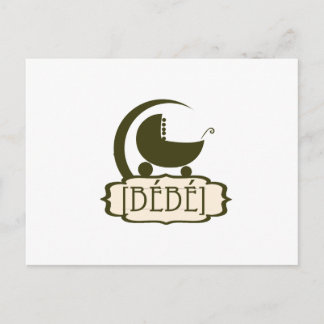 Bébé-Geschenke Postkarte