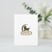 Bébé-Geschenke Postkarte (Stehend Vorderseite)
