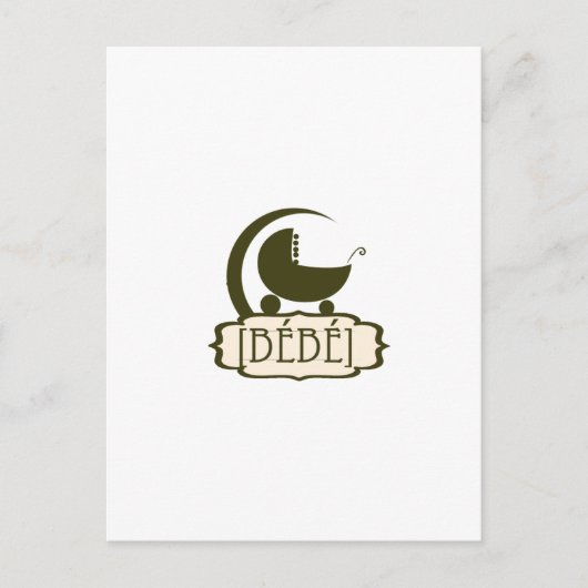 Bébé-Geschenke Postkarte (Vorderseite)