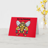 Bebe mein Valentine! Karte (Gelbe Blume)
