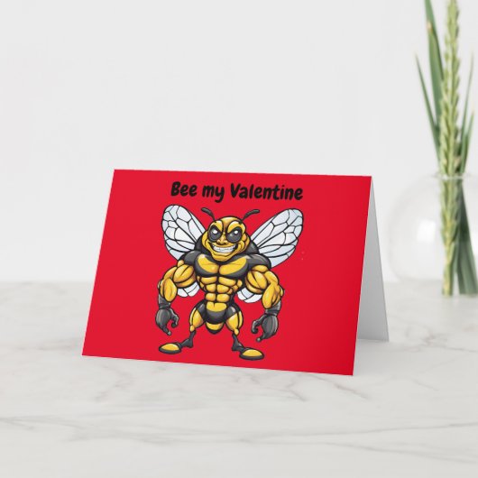 Bebe mein Valentine! Karte (Vorderseite)