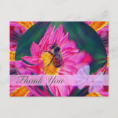 Bebe on Daisy Abstrakt Floral Vielen Dank, dass Si Postkarte (Vorderseite)