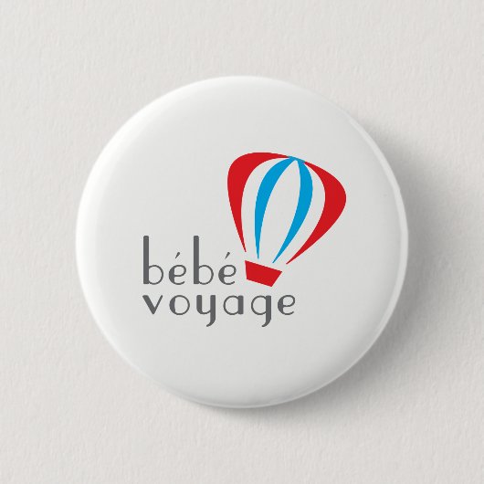 Bebe Reise-Logo-Knopf Button (Vorderseite)