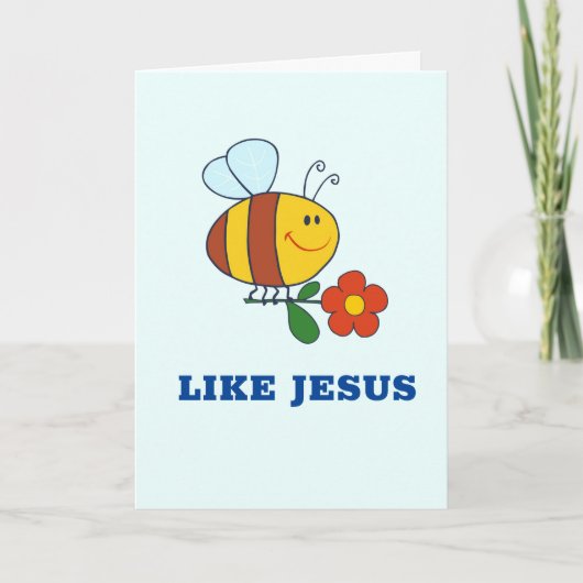 Bebe wie Jesus Card Karte (Vorderseite)