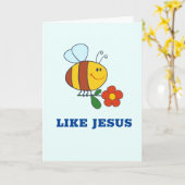 Bebe wie Jesus Card Karte (Gelbe Blume)