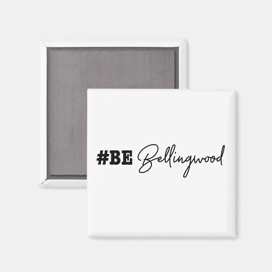 #bebellingwood Magnet (Vorderseite/Rückseite)