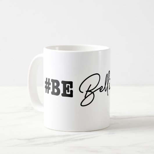 #BeBellingwood Mug Kaffeetasse (Vorderseite Links)