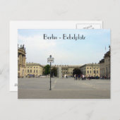 Bebelplatz Postkarte (Vorne/Hinten)