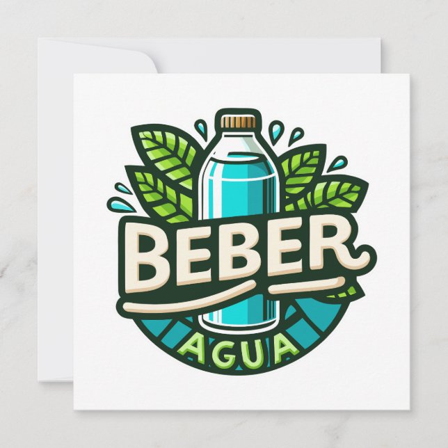 Beber agua (Vorderseite)