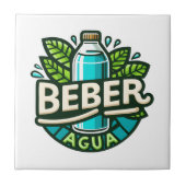 Beber agua fliese (Vorderseite)