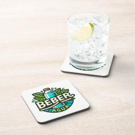 Beber agua getränkeuntersetzer