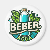 Beber agua magnet (Vorne)