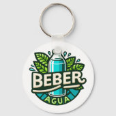 Beber agua schlüsselanhänger (Vorderseite)