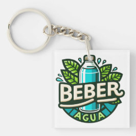 Beber agua schlüsselanhänger