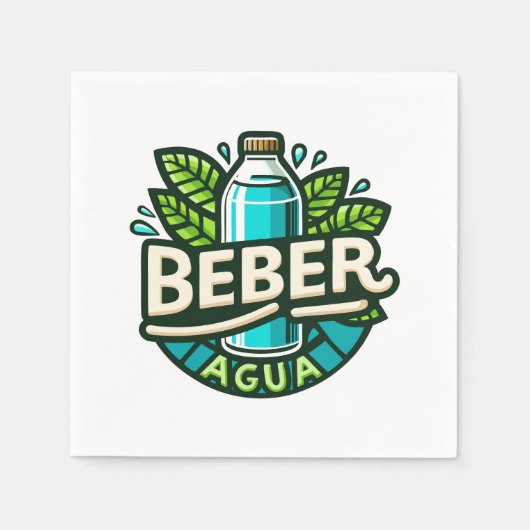 Beber agua serviette (Vorderseite)