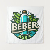 Beber agua wandteppich (Vorderseite)