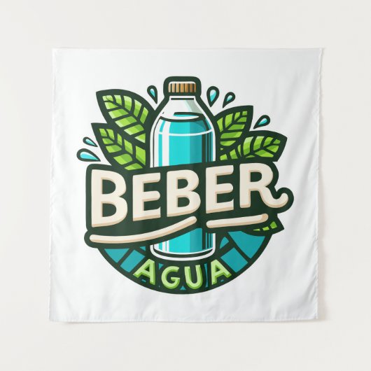 Beber agua wandteppich (Vorderseite)
