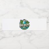 Beber agua wasserflaschenetikett (Einzelnes Label)