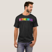 Bebesota Latina Retro LGBTQ Gay Pride T-Shirt (Vorne ganz)
