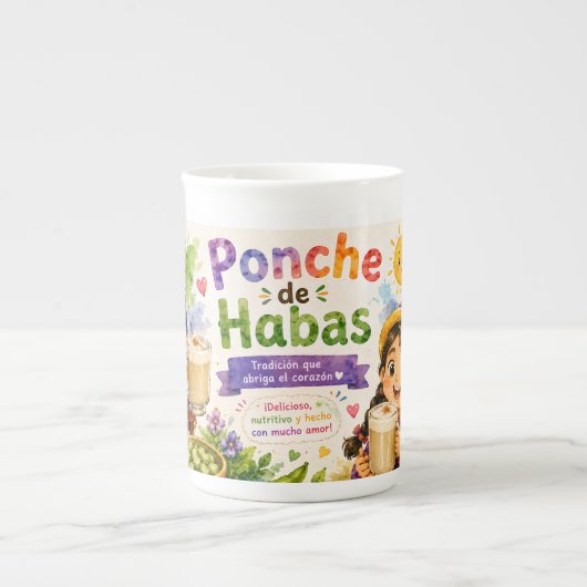BEBIDA TRADICIONAL DE PERU PORZELLANTASSE (Vorderseite)