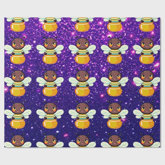 Bebie Niedlich Charming Themed Inspiriert Geschenkpapier (Flach)