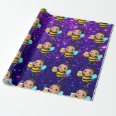 Bebie Niedlich Charming Themed Inspiriert Geschenkpapier (Ungerollt)